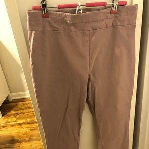 Dusty pink NY&C stretch dress pants